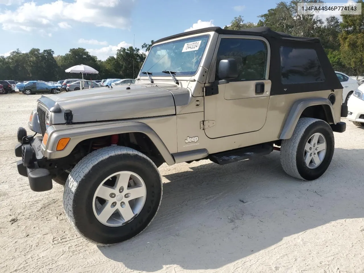 2006 Jeep Wrangler / Tj Unlimited VIN: 1J4FA44S46P774143 Lot: 78443334