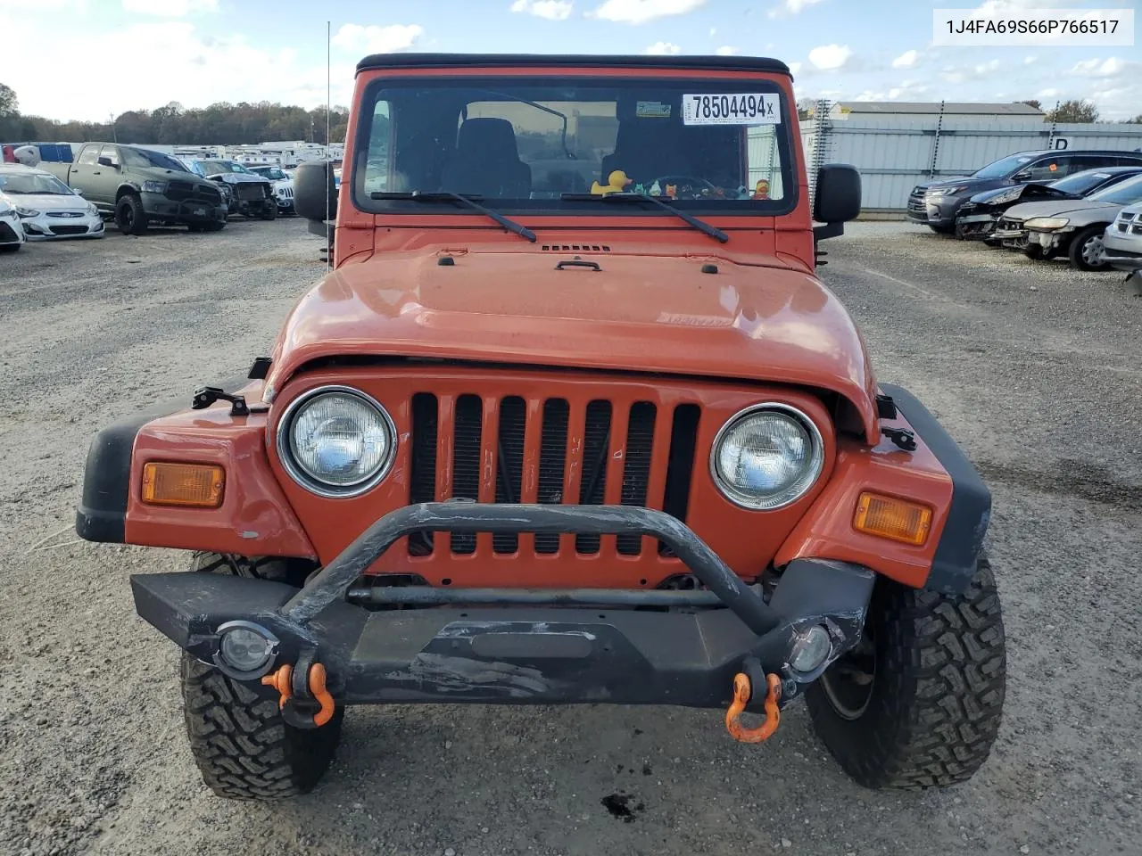 2006 Jeep Wrangler / Tj Rubicon VIN: 1J4FA69S66P766517 Lot: 78504494