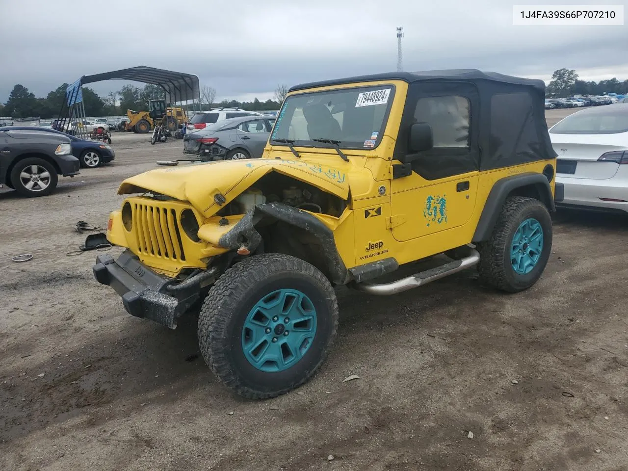 2006 Jeep Wrangler X VIN: 1J4FA39S66P707210 Lot: 79448924