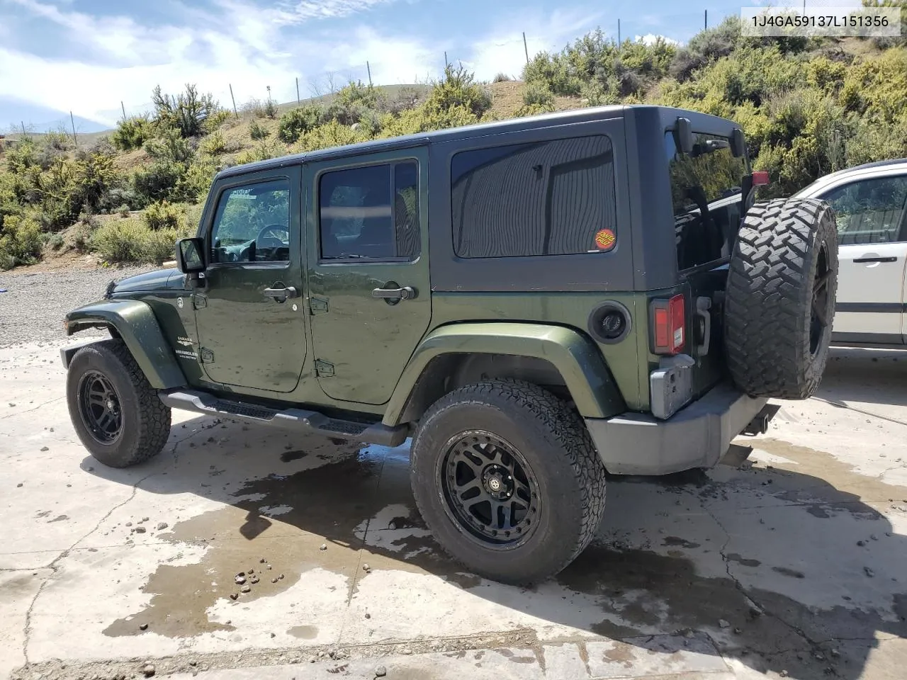 1J4GA59137L151356 2007 Jeep Wrangler Sahara