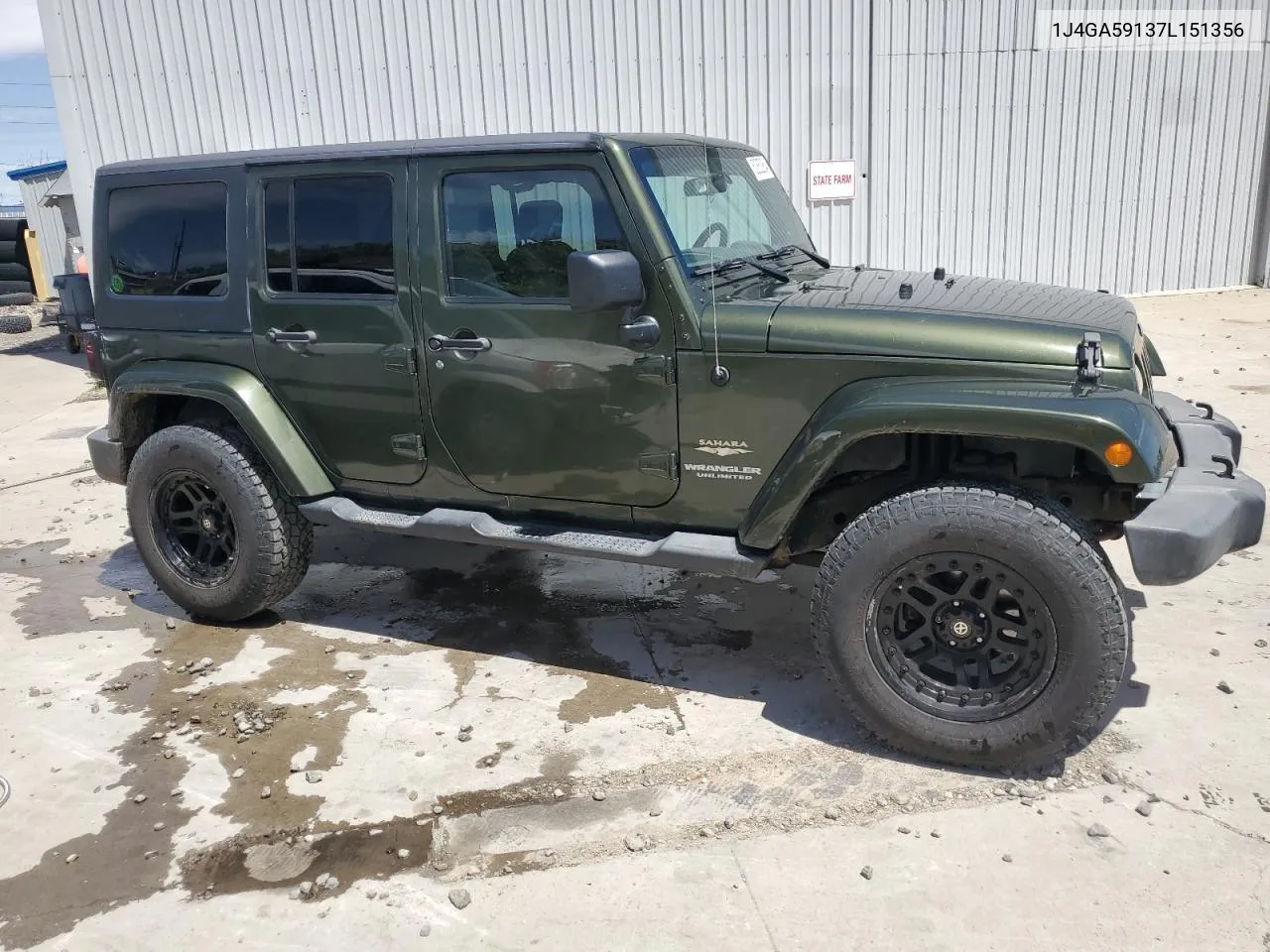 2007 Jeep Wrangler Sahara VIN: 1J4GA59137L151356 Lot: 52852954