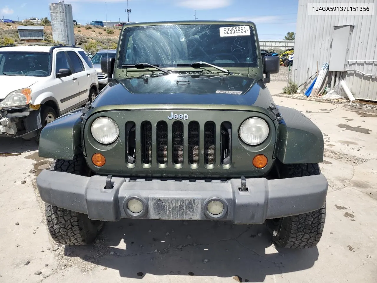 2007 Jeep Wrangler Sahara VIN: 1J4GA59137L151356 Lot: 52852954