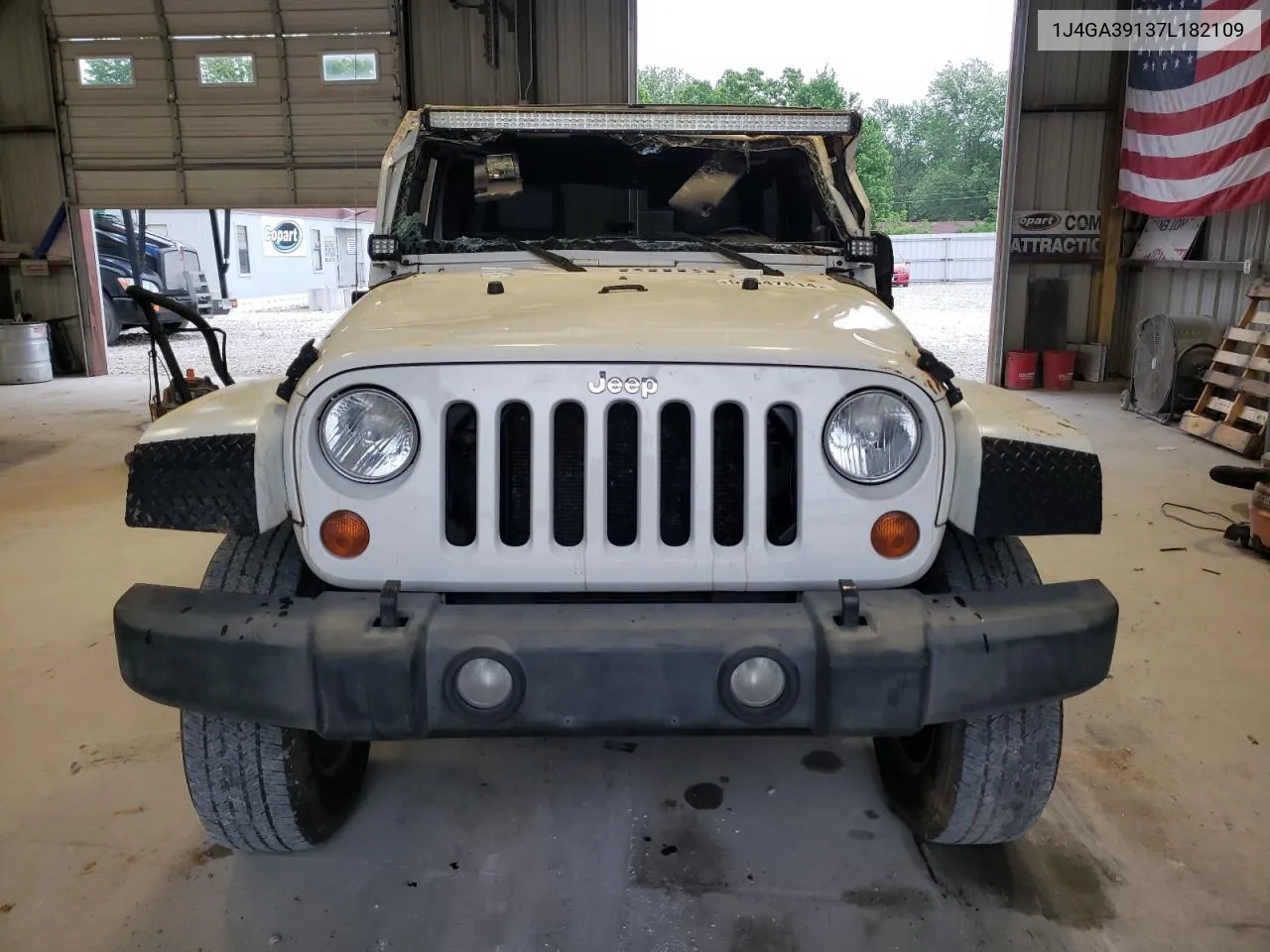 2007 Jeep Wrangler X VIN: 1J4GA39137L182109 Lot: 53647814