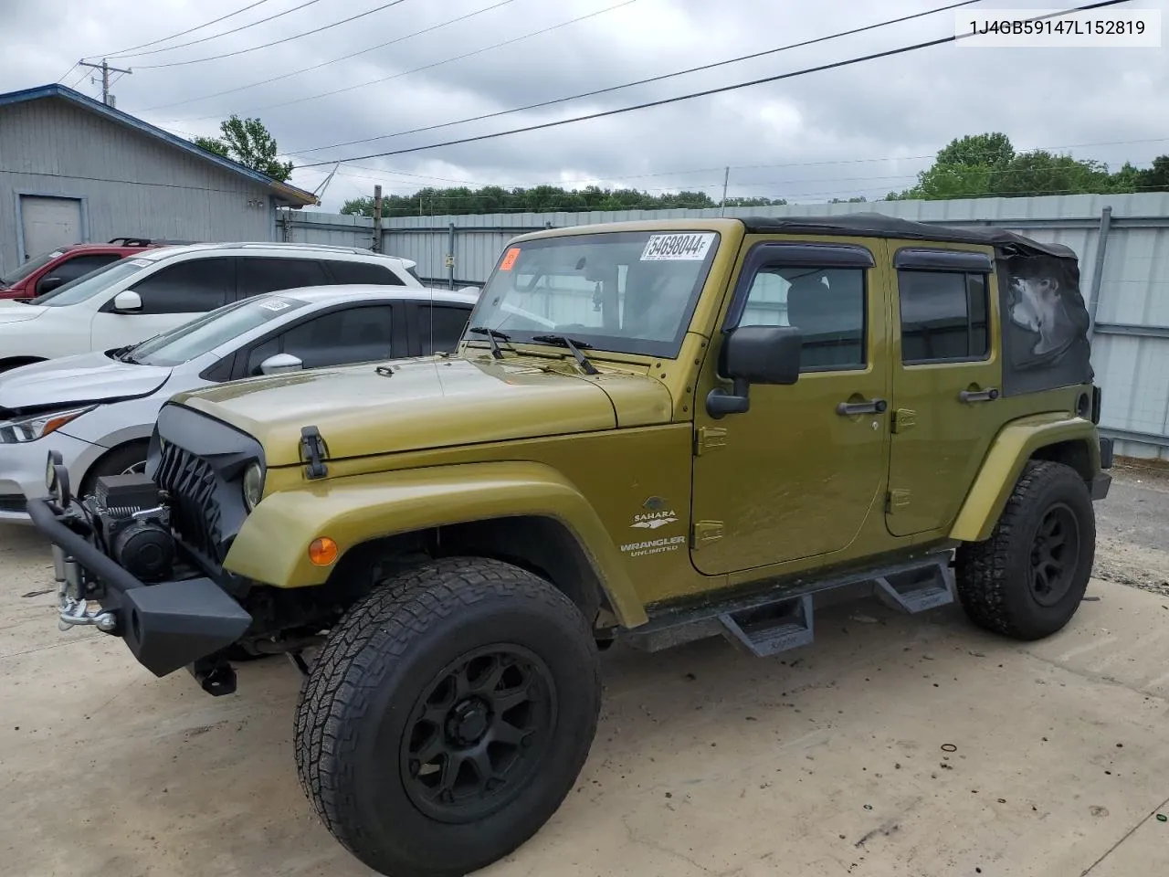 2007 Jeep Wrangler Sahara VIN: 1J4GB59147L152819 Lot: 54698044