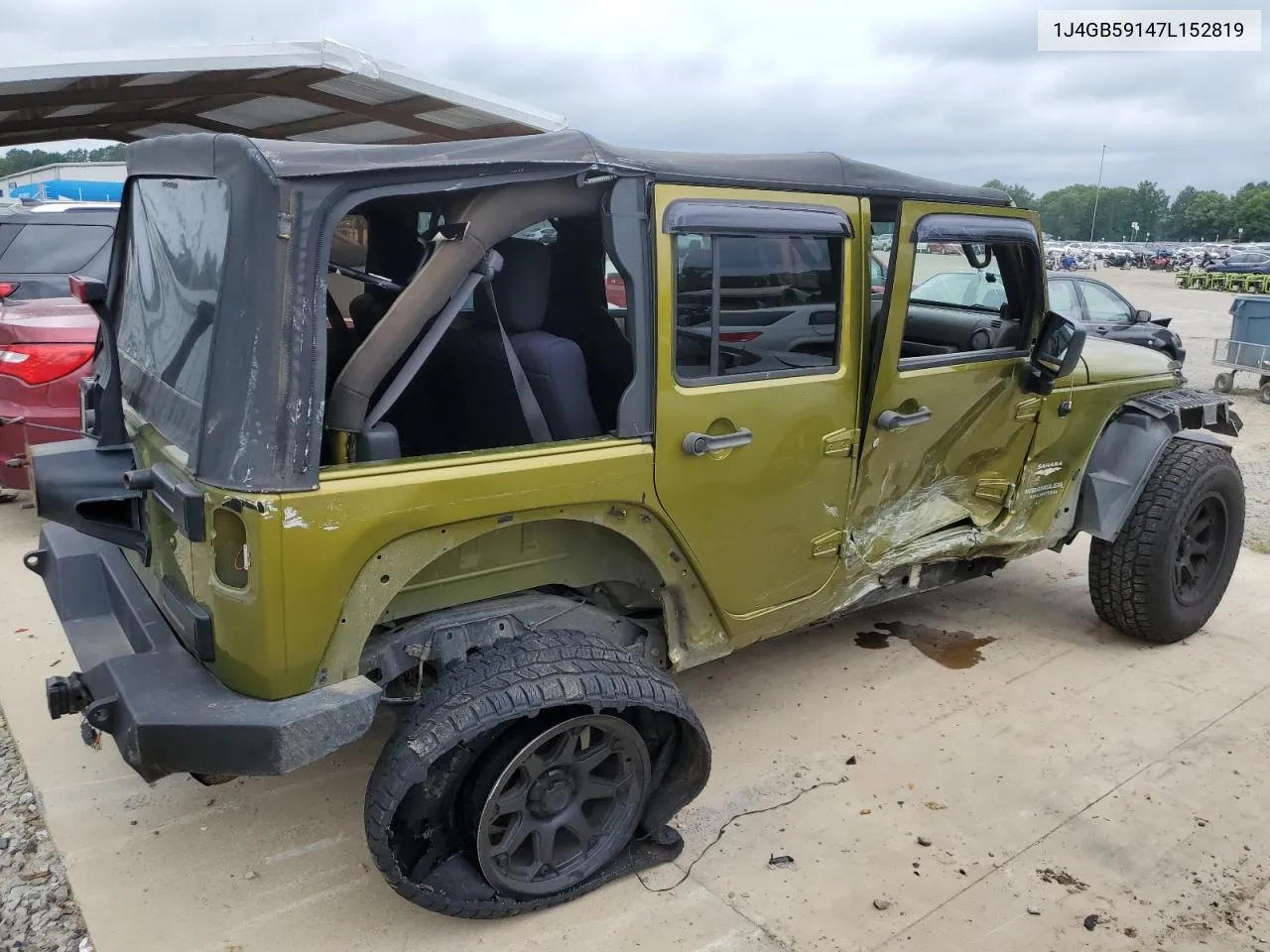 2007 Jeep Wrangler Sahara VIN: 1J4GB59147L152819 Lot: 54698044