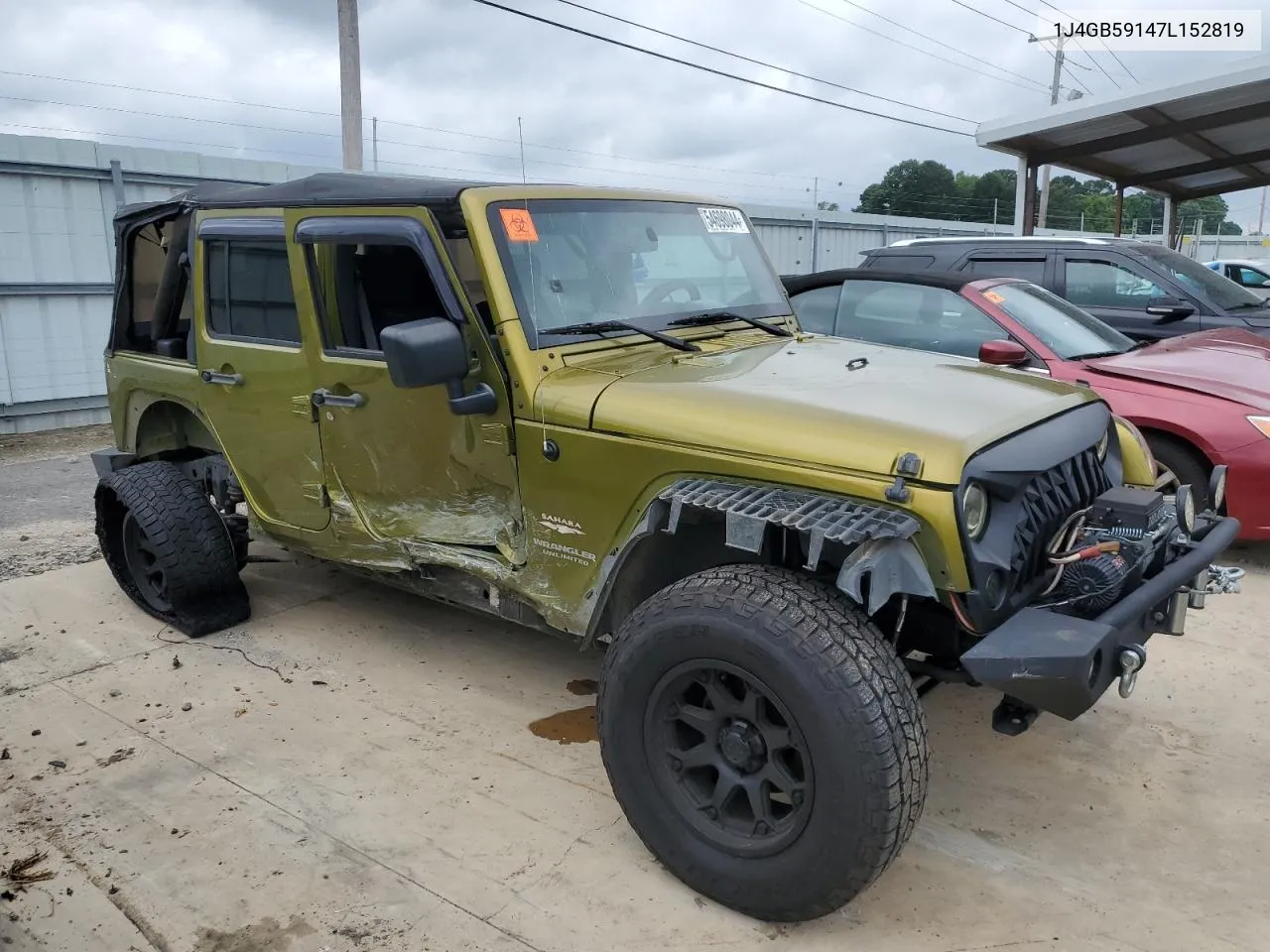 2007 Jeep Wrangler Sahara VIN: 1J4GB59147L152819 Lot: 54698044