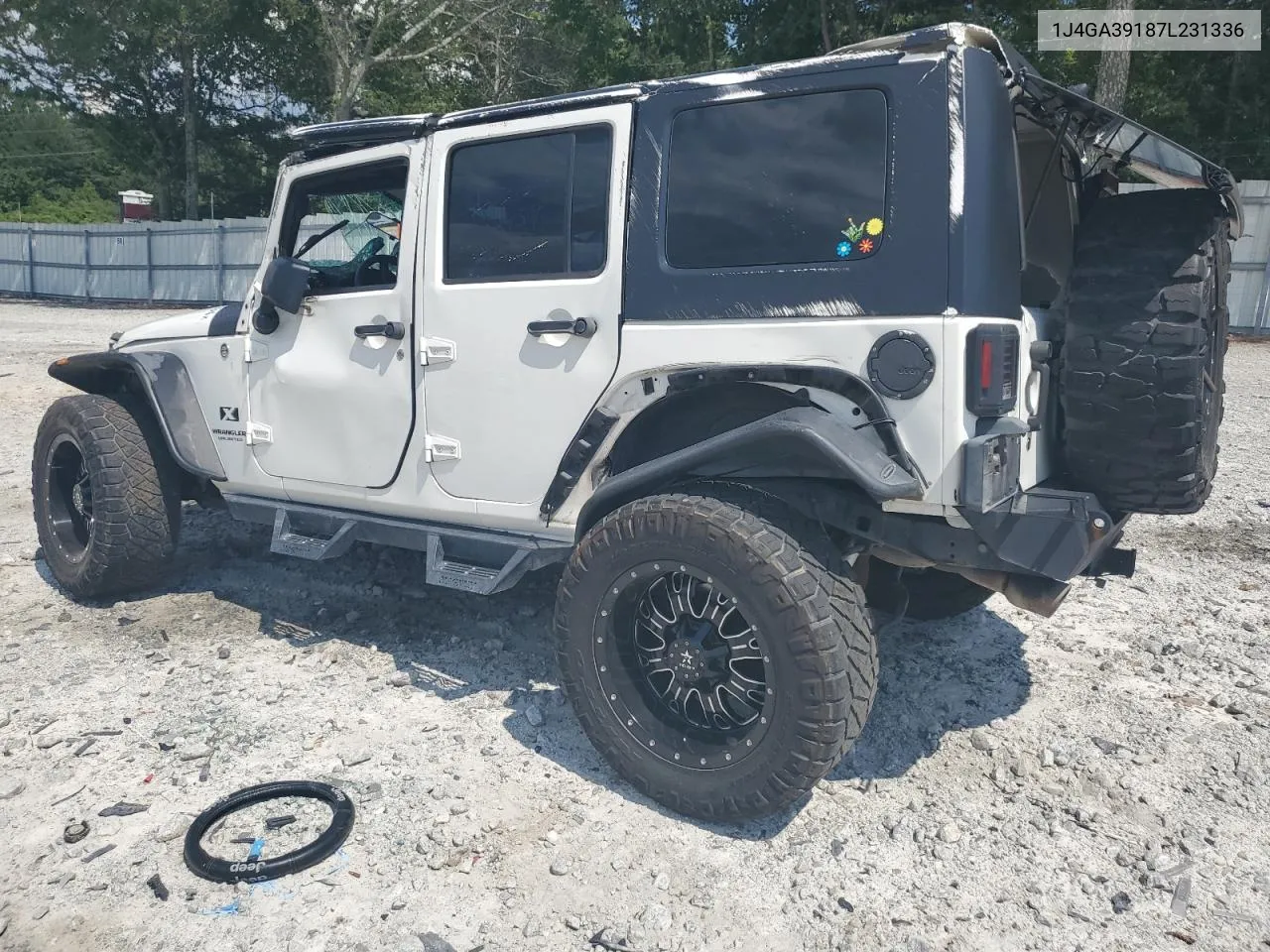 2007 Jeep Wrangler X VIN: 1J4GA39187L231336 Lot: 61492404