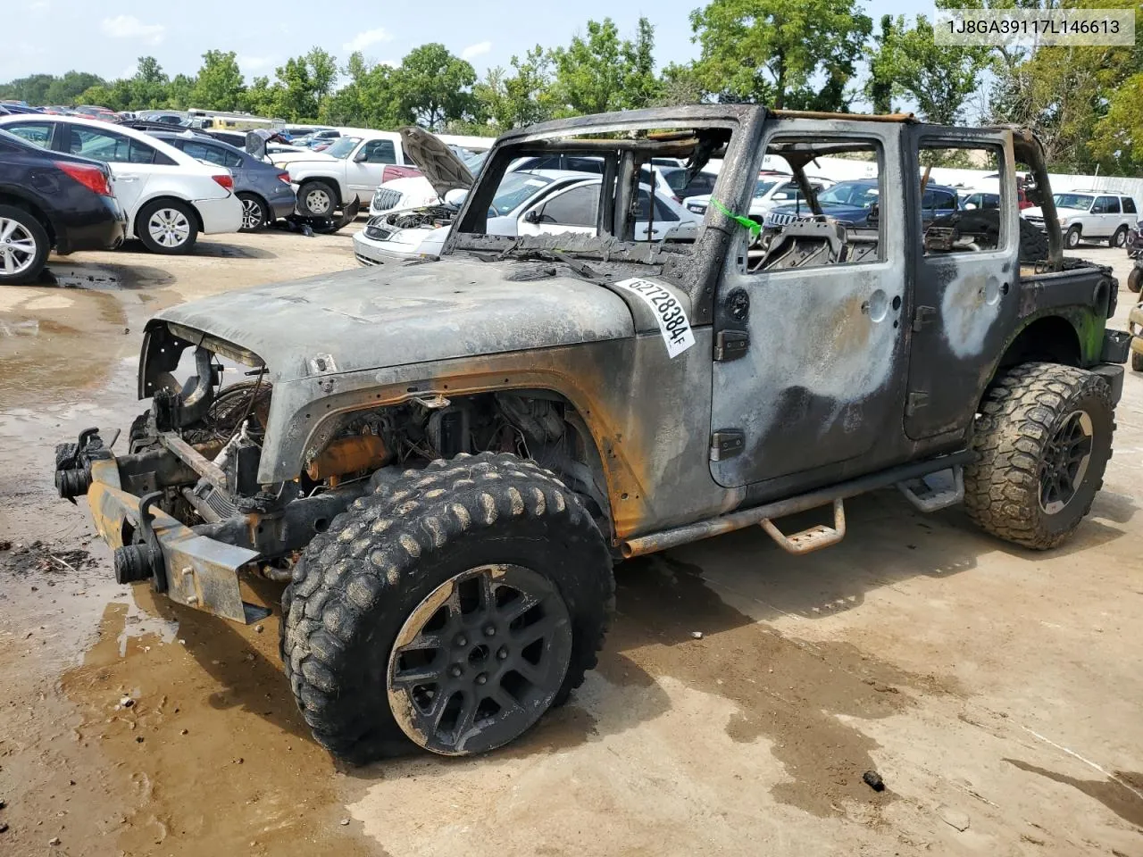 2007 Jeep Wrangler X VIN: 1J8GA39117L146613 Lot: 62728384