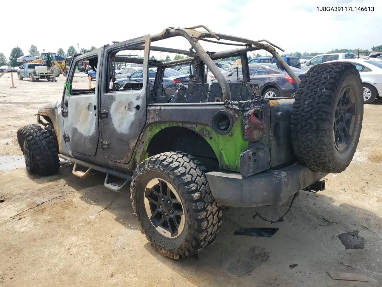 2007 Jeep Wrangler X VIN: 1J8GA39117L146613 Lot: 62728384