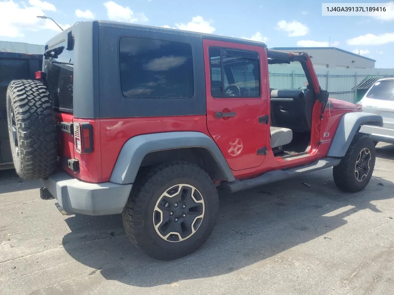 2007 Jeep Wrangler X VIN: 1J4GA39137L189416 Lot: 63907474