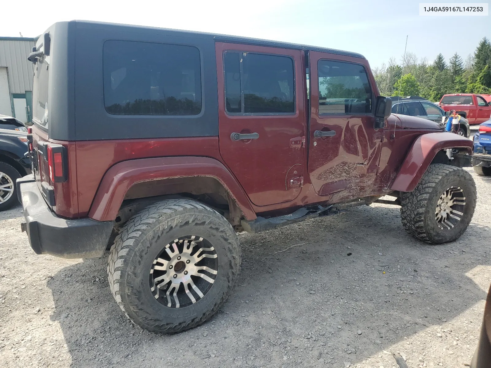 1J4GA59167L147253 2007 Jeep Wrangler Sahara