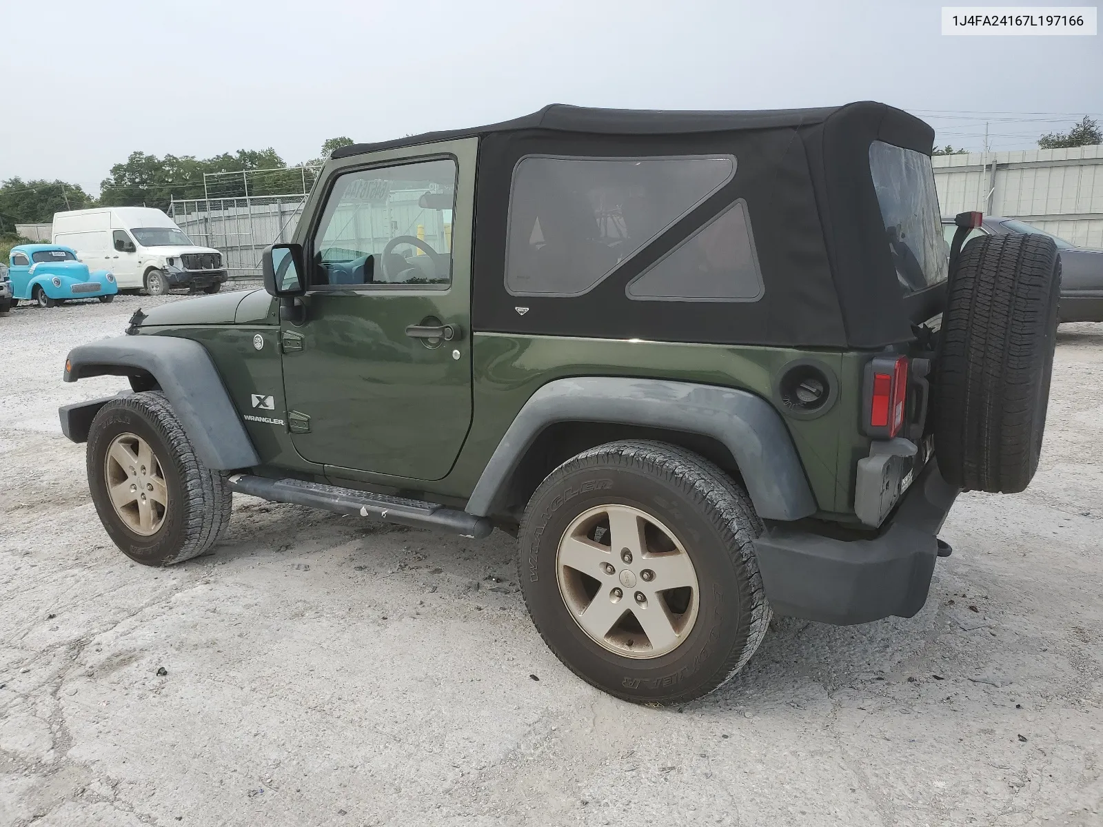 1J4FA24167L197166 2007 Jeep Wrangler X