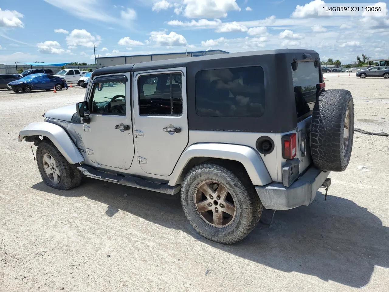 2007 Jeep Wrangler Sahara VIN: 1J4GB591X7L143056 Lot: 64793254