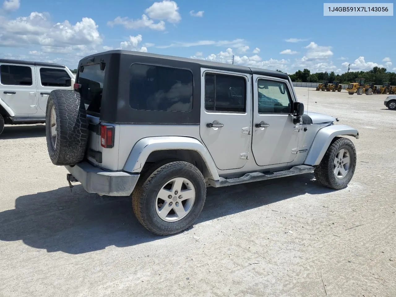 2007 Jeep Wrangler Sahara VIN: 1J4GB591X7L143056 Lot: 64793254