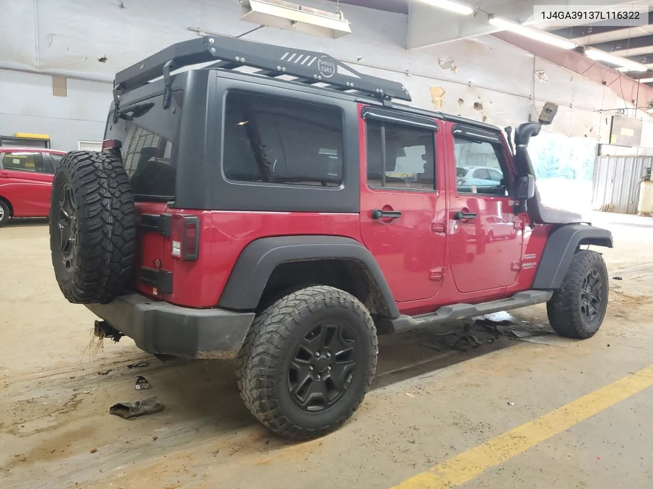 2007 Jeep Wrangler X VIN: 1J4GA39137L116322 Lot: 65147584