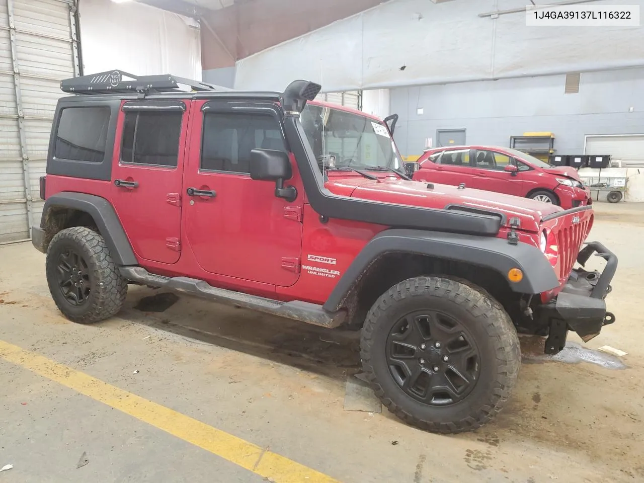 2007 Jeep Wrangler X VIN: 1J4GA39137L116322 Lot: 65147584