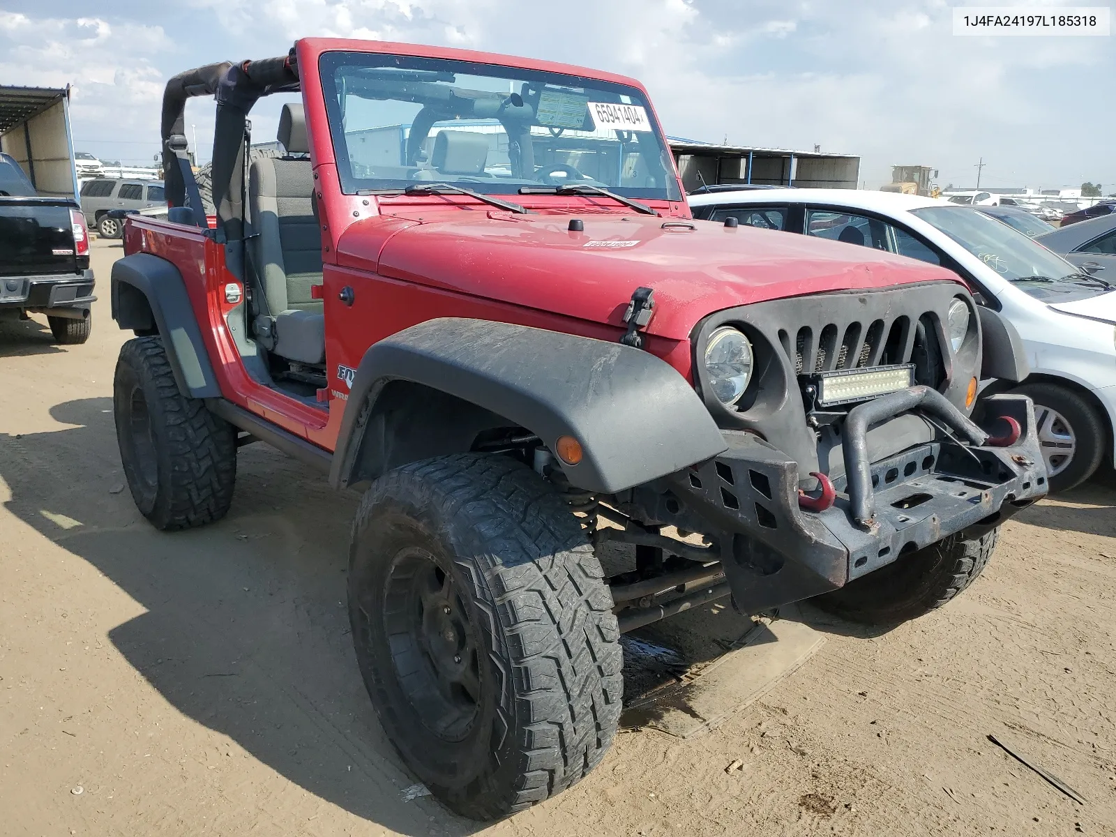 2007 Jeep Wrangler X VIN: 1J4FA24197L185318 Lot: 65941404