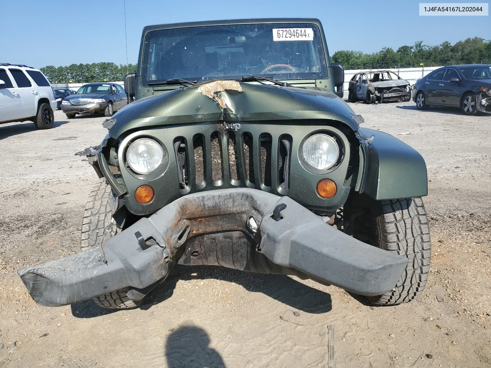 1J4FA54167L202044 2007 Jeep Wrangler Sahara