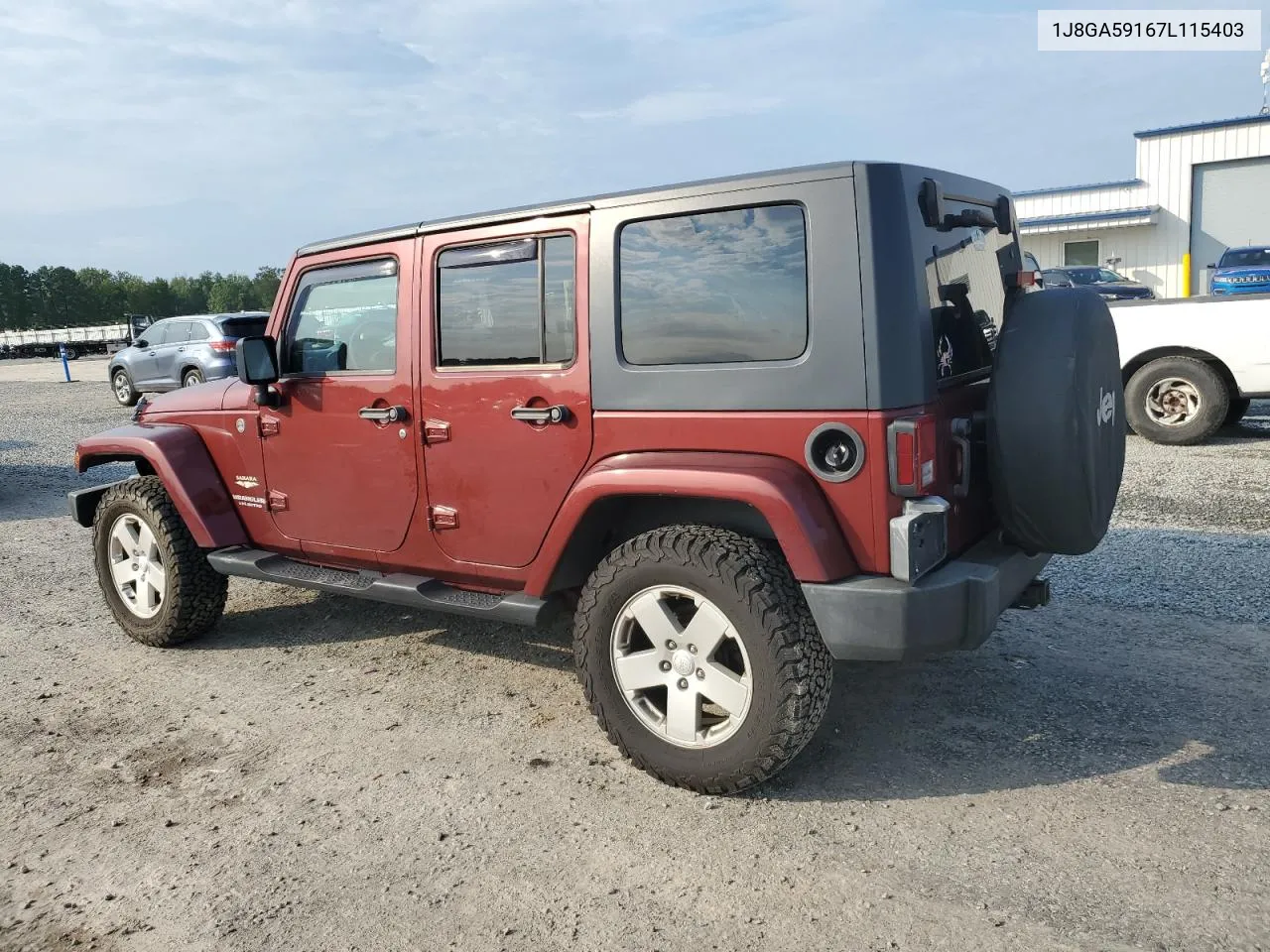 1J8GA59167L115403 2007 Jeep Wrangler Sahara