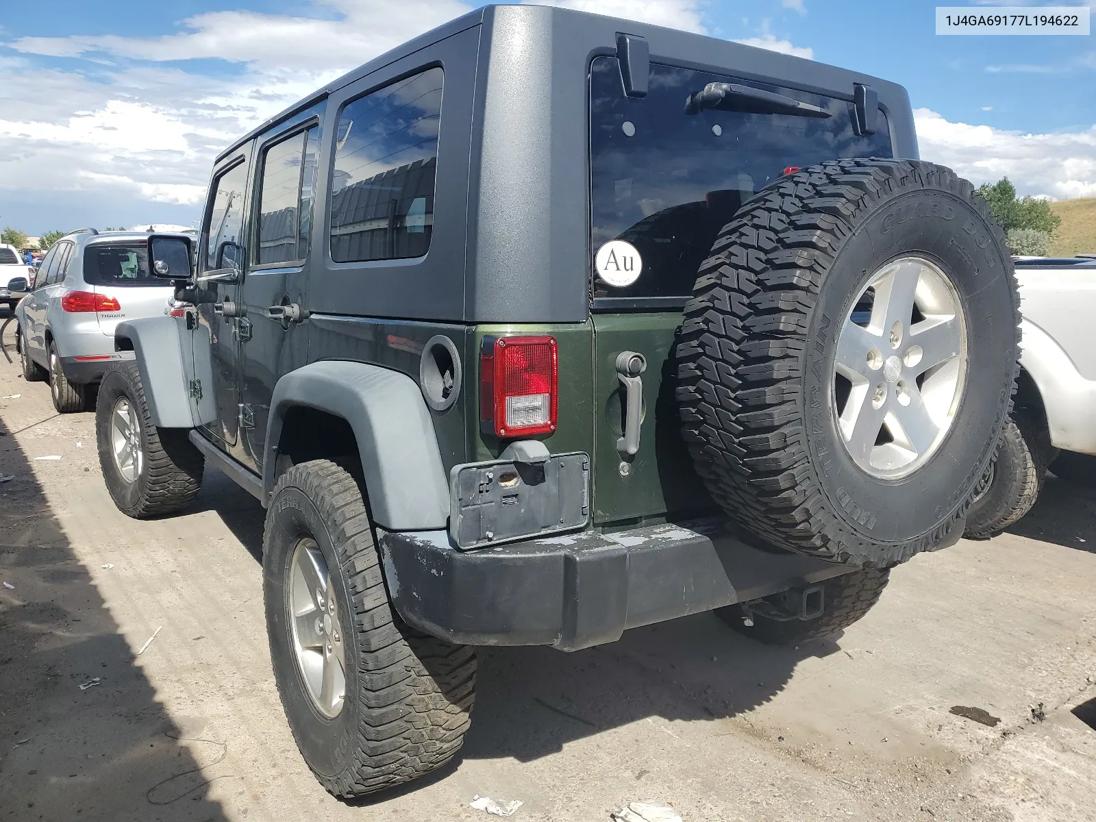 2007 Jeep Wrangler Rubicon VIN: 1J4GA69177L194622 Lot: 68616594