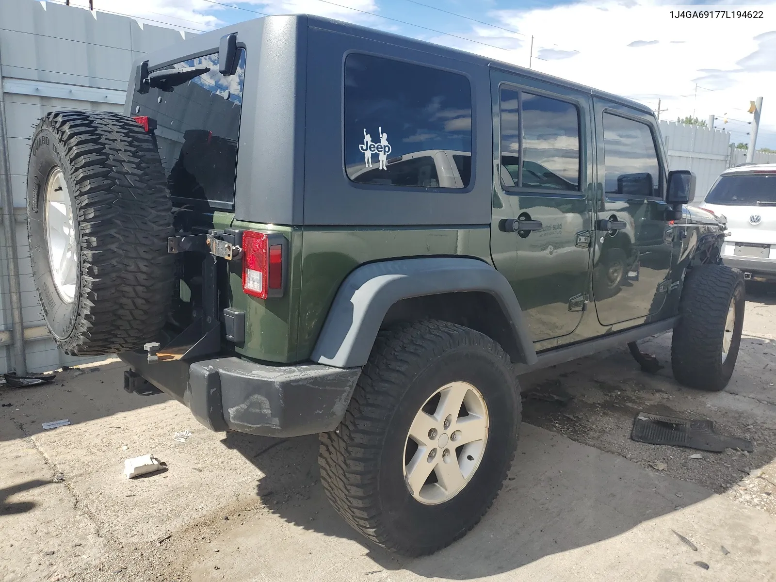 2007 Jeep Wrangler Rubicon VIN: 1J4GA69177L194622 Lot: 68616594