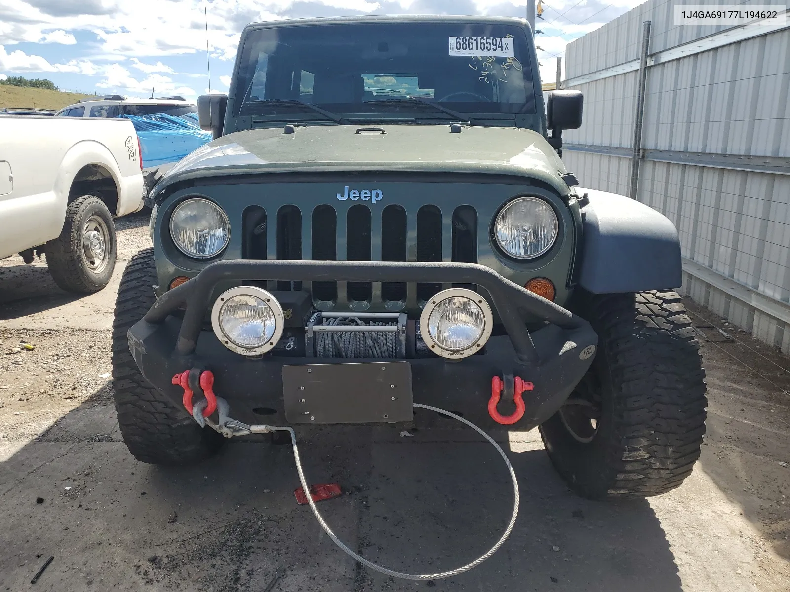 2007 Jeep Wrangler Rubicon VIN: 1J4GA69177L194622 Lot: 68616594