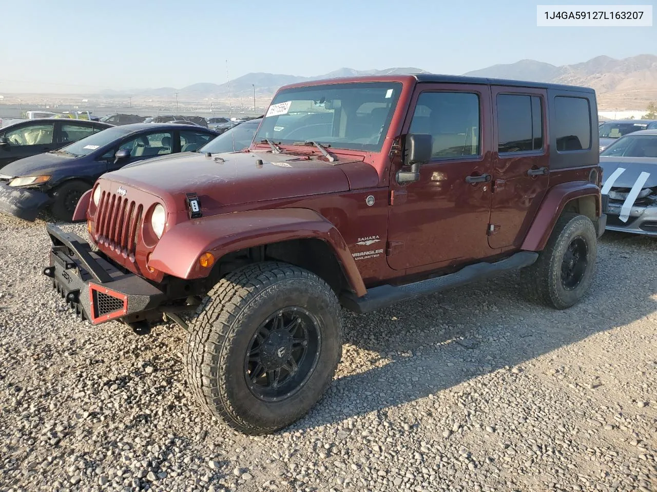 1J4GA59127L163207 2007 Jeep Wrangler Sahara