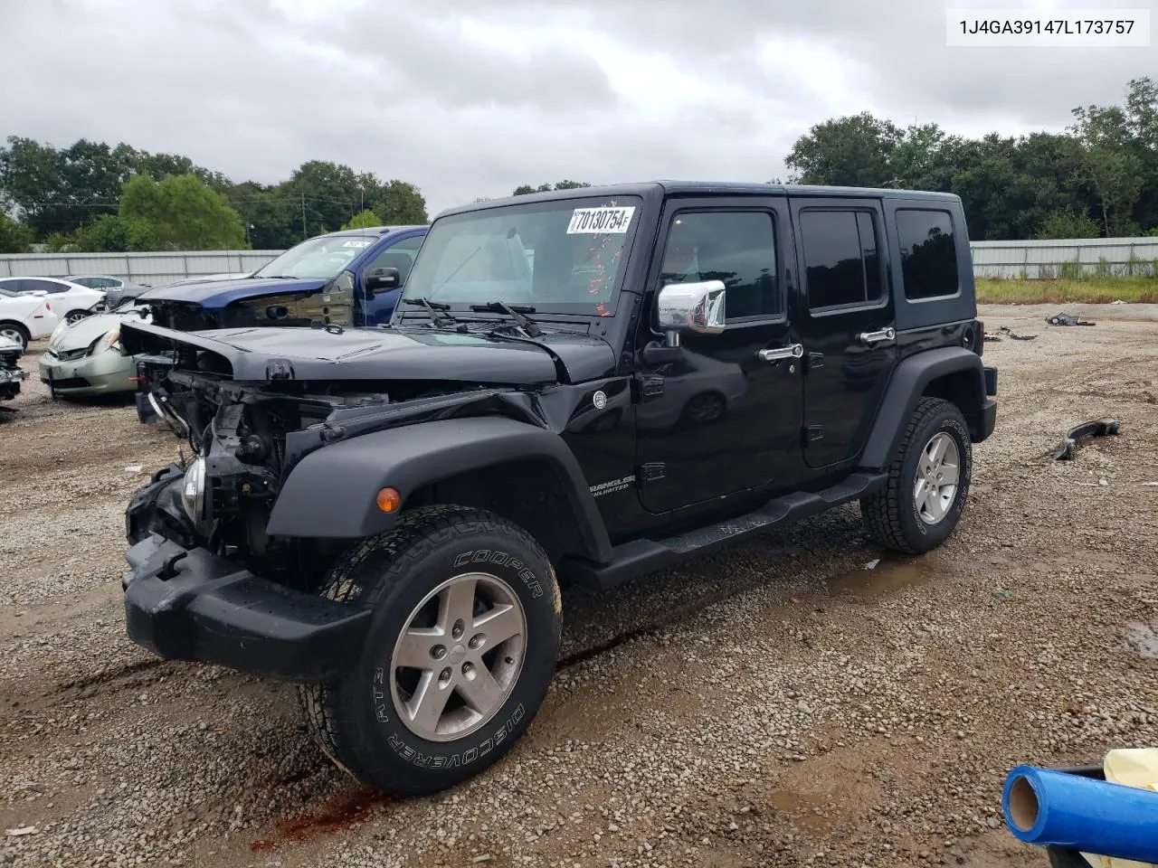 2007 Jeep Wrangler X VIN: 1J4GA39147L173757 Lot: 70130754