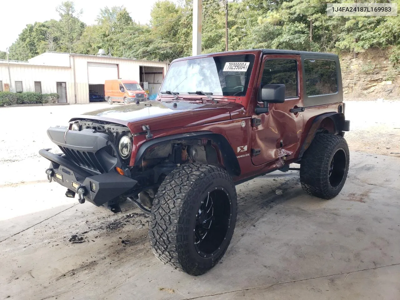 2007 Jeep Wrangler X VIN: 1J4FA24187L169983 Lot: 70299004