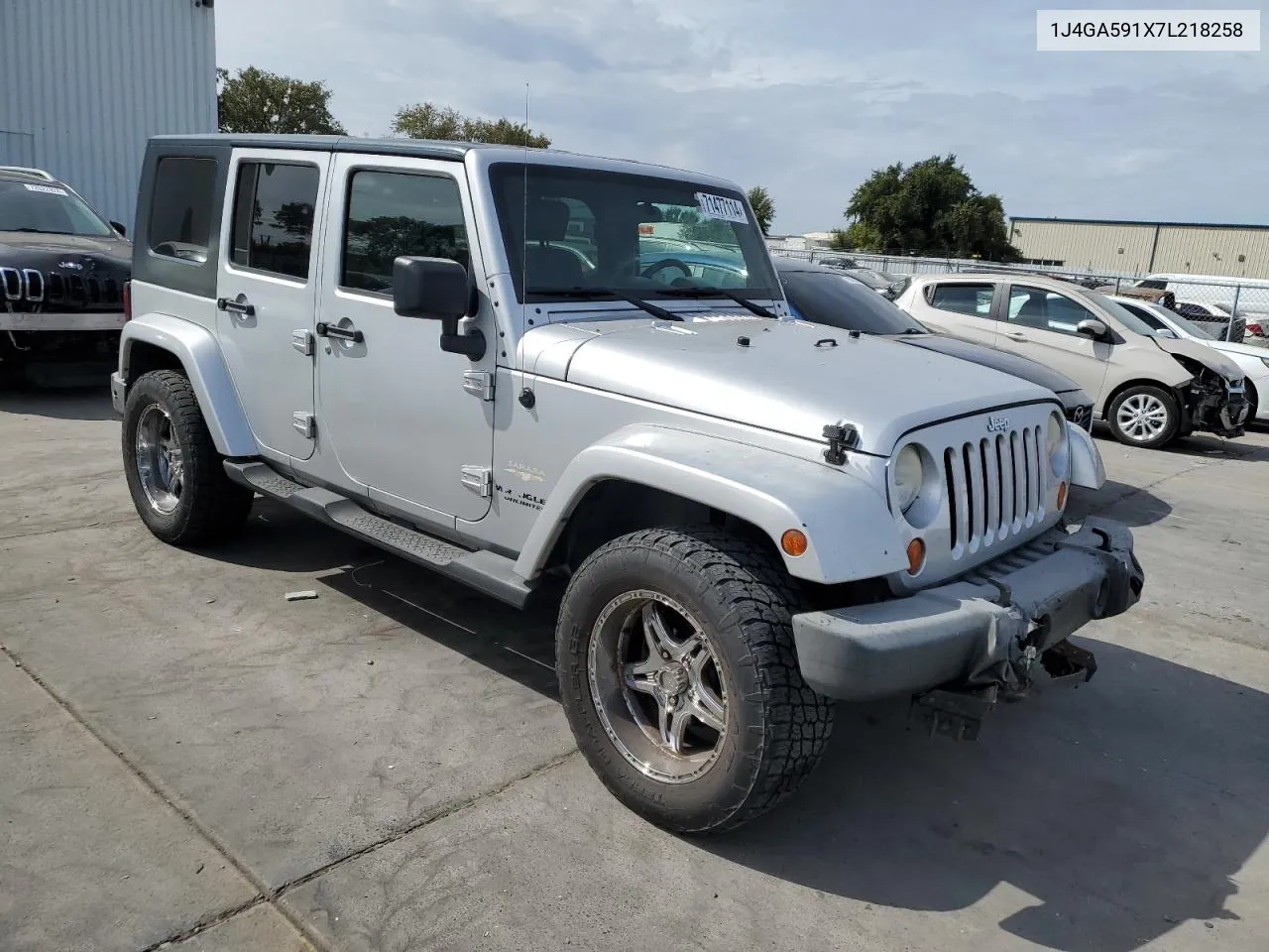 1J4GA591X7L218258 2007 Jeep Wrangler Sahara