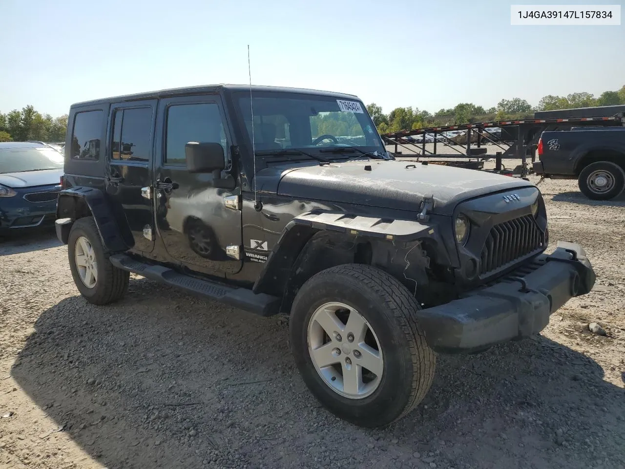 2007 Jeep Wrangler X VIN: 1J4GA39147L157834 Lot: 71645424