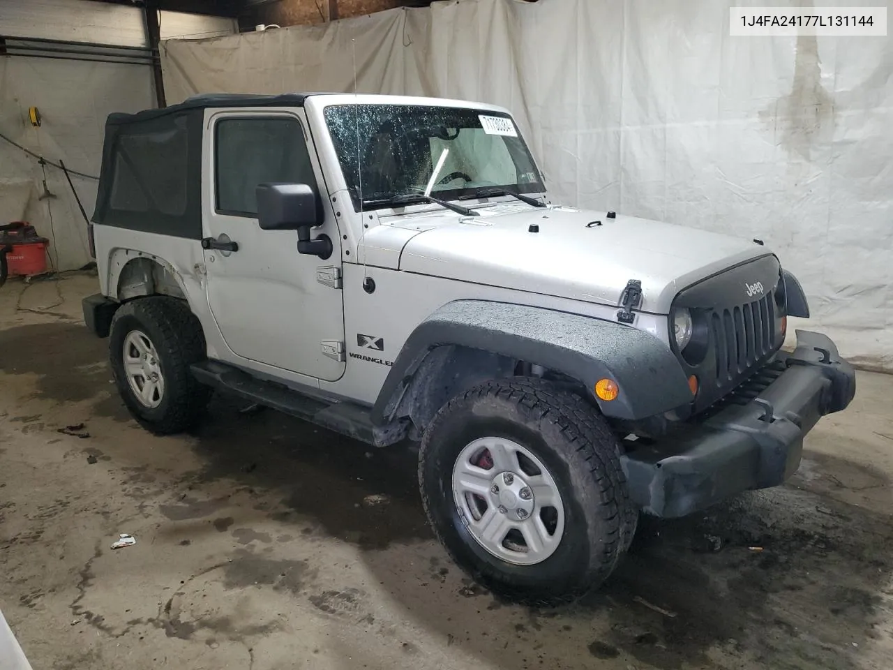 2007 Jeep Wrangler X VIN: 1J4FA24177L131144 Lot: 71730384