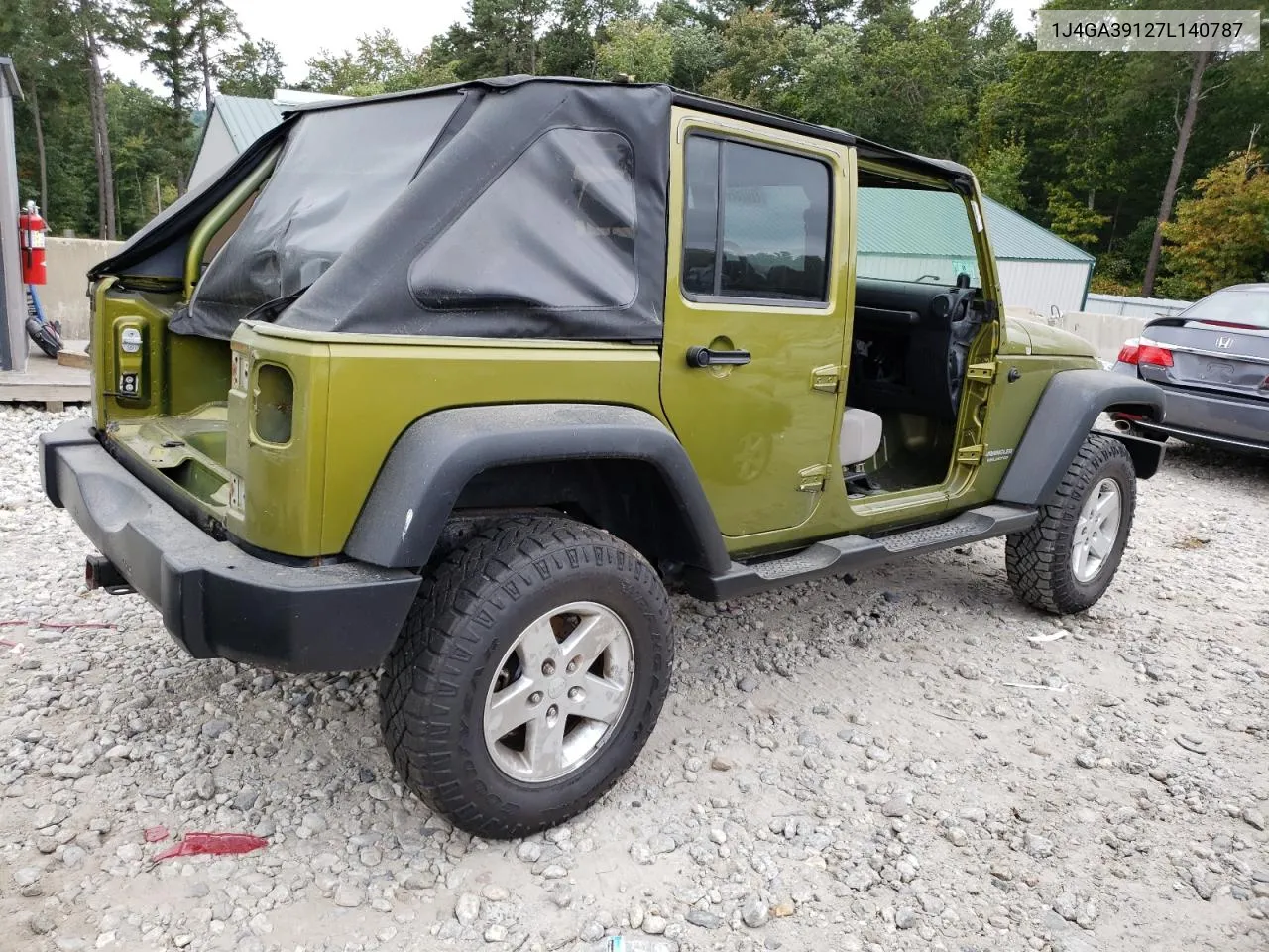 2007 Jeep Wrangler X VIN: 1J4GA39127L140787 Lot: 72025204