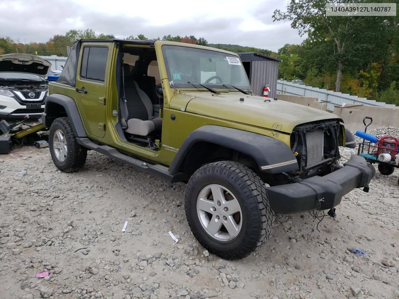 2007 Jeep Wrangler X VIN: 1J4GA39127L140787 Lot: 72025204