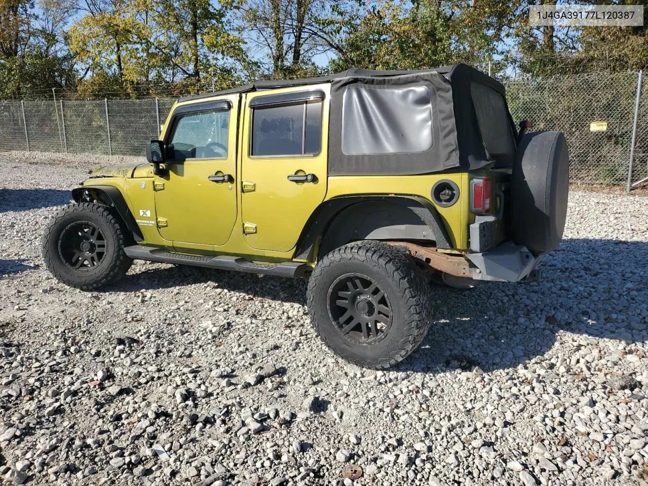 2007 Jeep Wrangler X VIN: 1J4GA39177L120387 Lot: 72538914