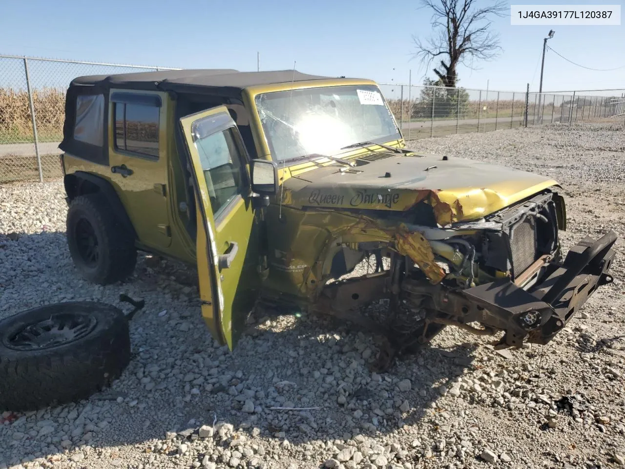 2007 Jeep Wrangler X VIN: 1J4GA39177L120387 Lot: 72538914