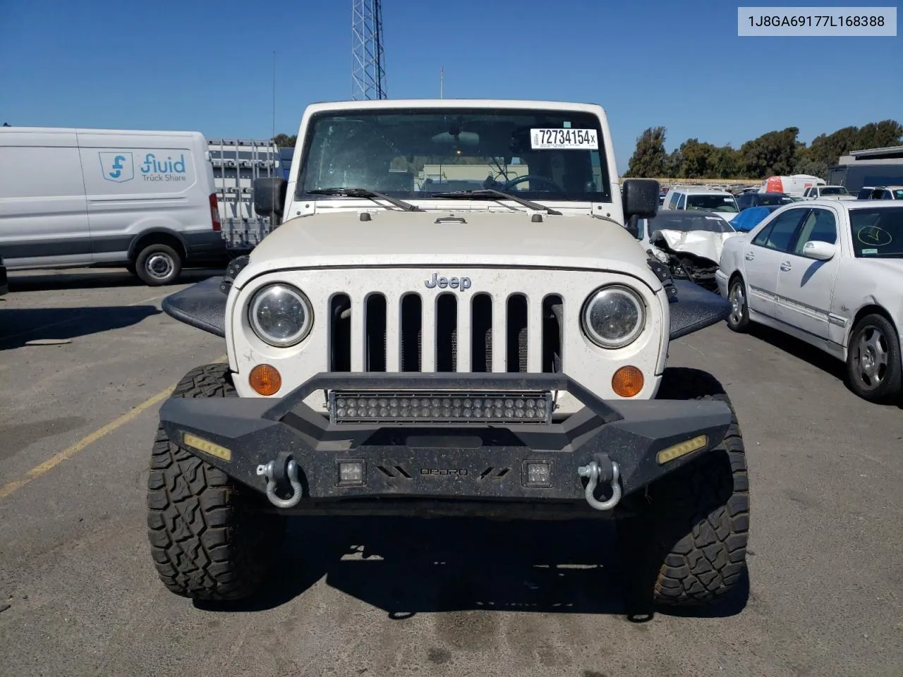 2007 Jeep Wrangler Rubicon VIN: 1J8GA69177L168388 Lot: 72734154