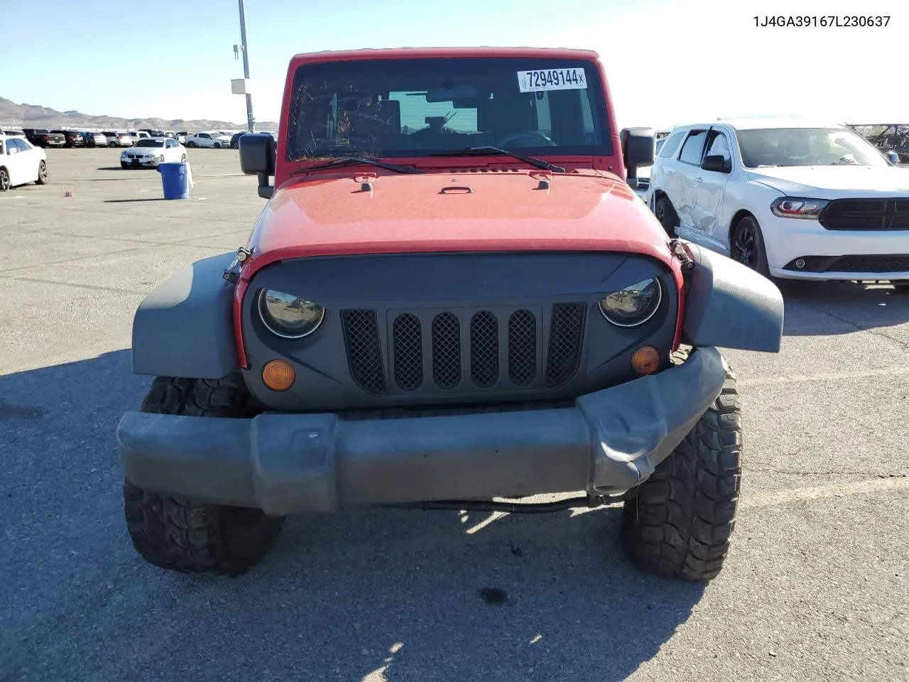 2007 Jeep Wrangler X VIN: 1J4GA39167L230637 Lot: 72949144