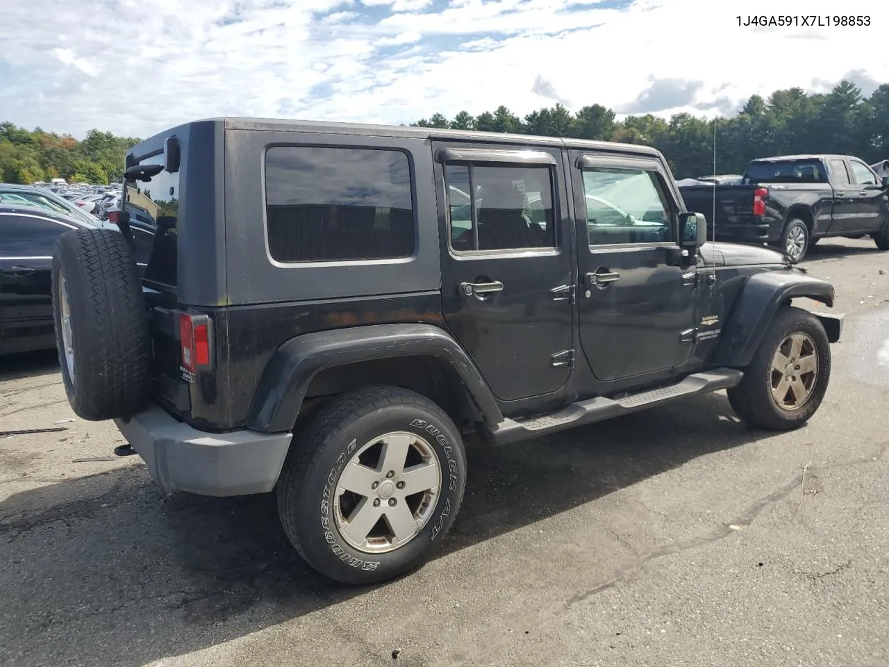 2007 Jeep Wrangler Sahara VIN: 1J4GA591X7L198853 Lot: 73184954