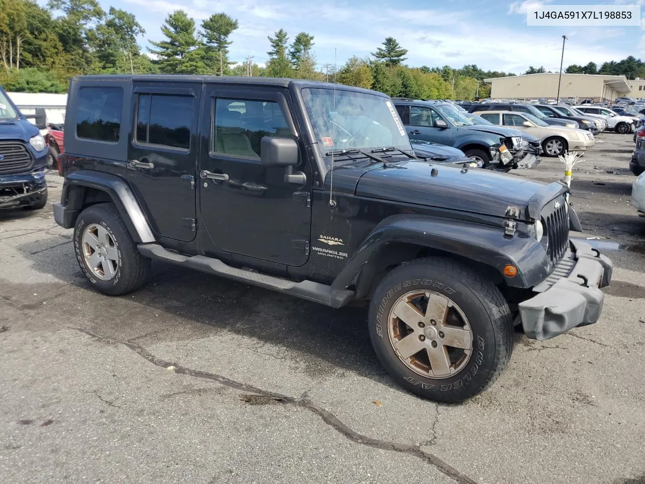 2007 Jeep Wrangler Sahara VIN: 1J4GA591X7L198853 Lot: 73184954