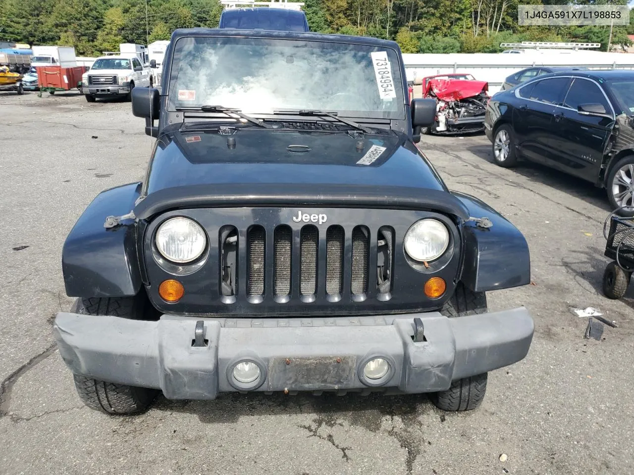 2007 Jeep Wrangler Sahara VIN: 1J4GA591X7L198853 Lot: 73184954