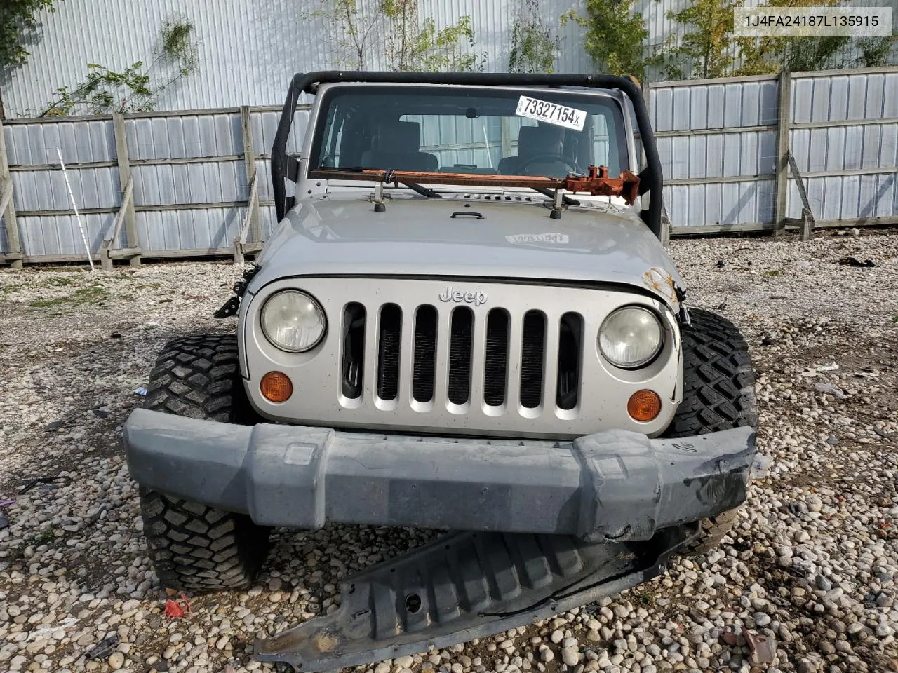 2007 Jeep Wrangler X VIN: 1J4FA24187L135915 Lot: 73327154