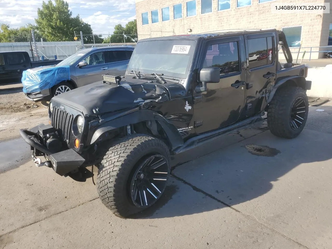 2007 Jeep Wrangler Sahara VIN: 1J4GB591X7L224770 Lot: 73376964