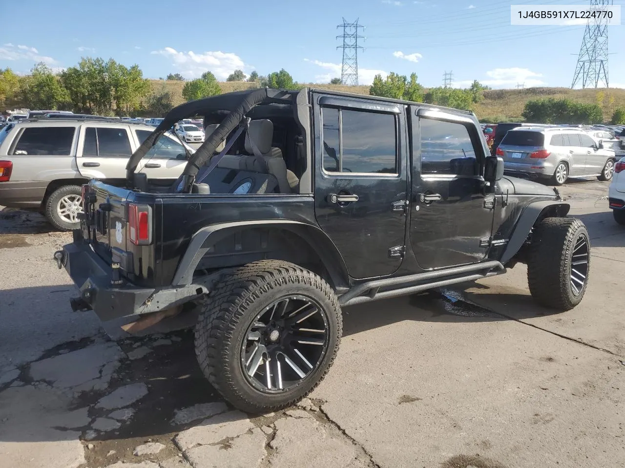 2007 Jeep Wrangler Sahara VIN: 1J4GB591X7L224770 Lot: 73376964