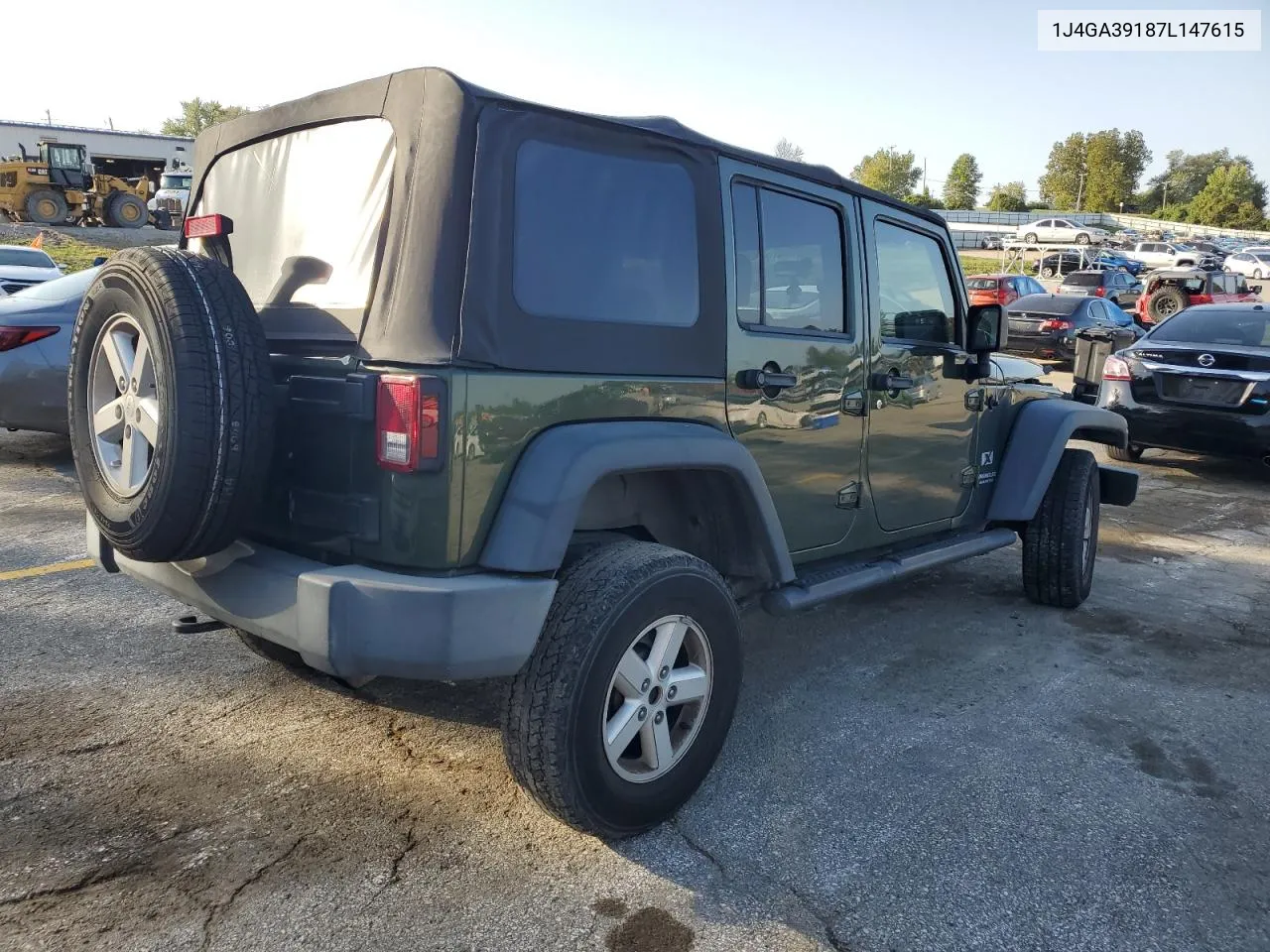 2007 Jeep Wrangler X VIN: 1J4GA39187L147615 Lot: 73439764