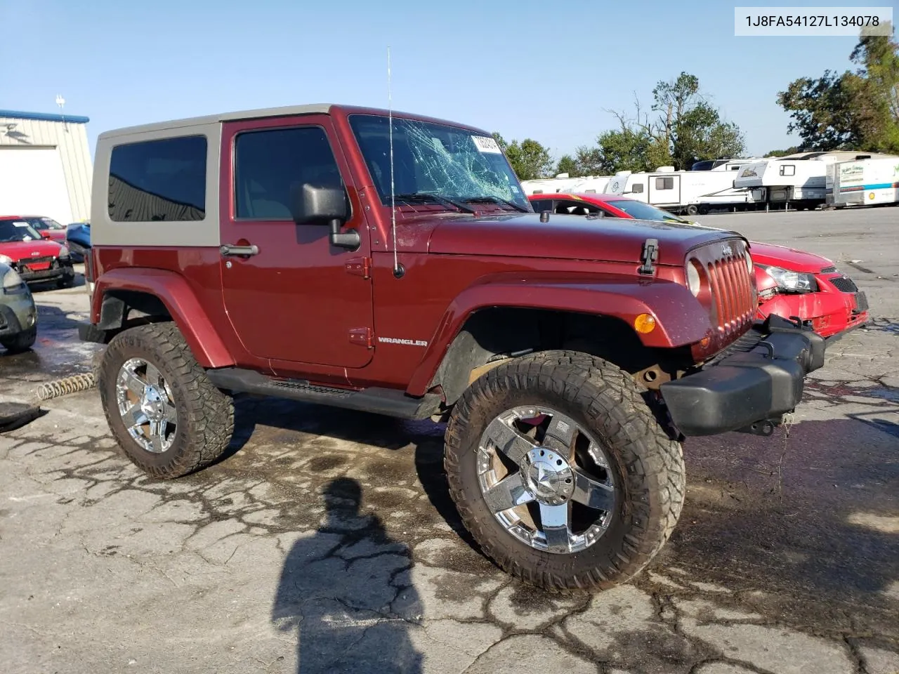 2007 Jeep Wrangler Sahara VIN: 1J8FA54127L134078 Lot: 73524314