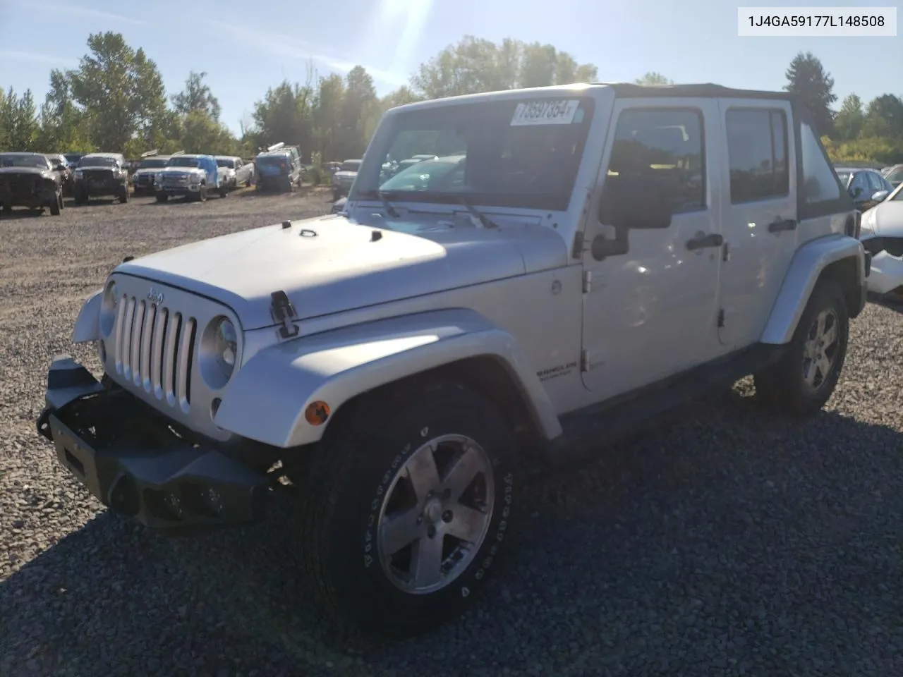 1J4GA59177L148508 2007 Jeep Wrangler Sahara