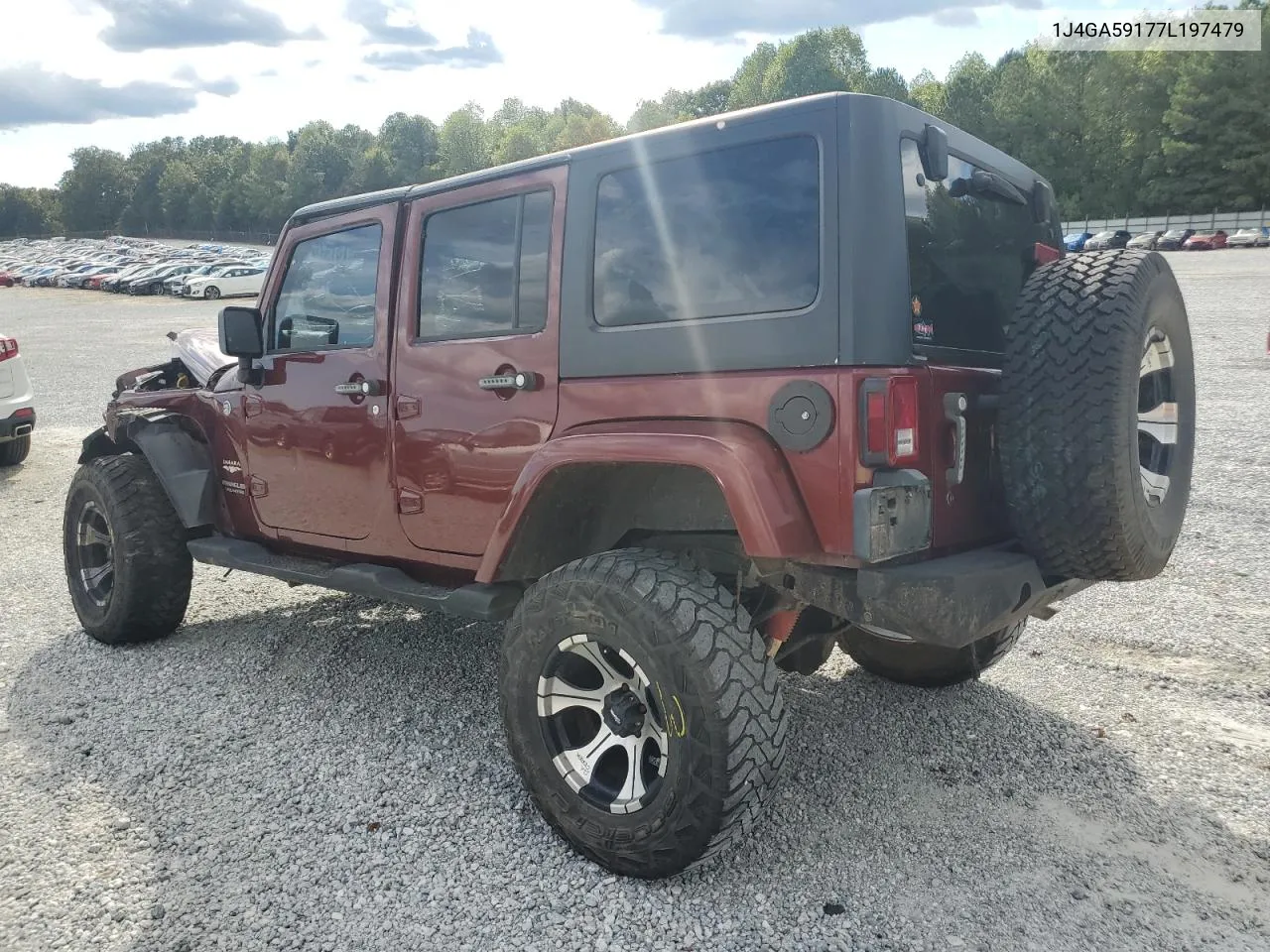 2007 Jeep Wrangler Sahara VIN: 1J4GA59177L197479 Lot: 73742844