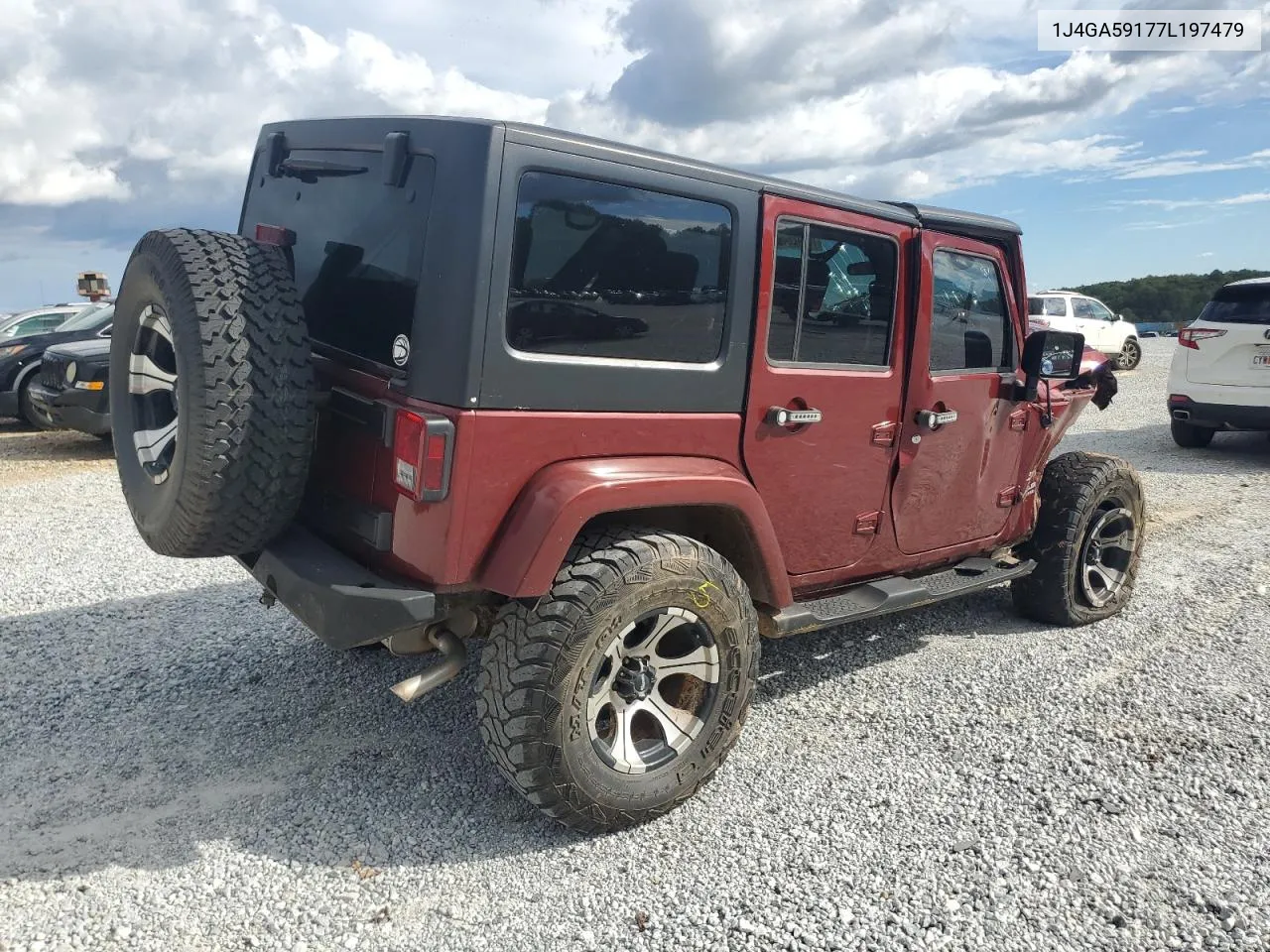 2007 Jeep Wrangler Sahara VIN: 1J4GA59177L197479 Lot: 73742844