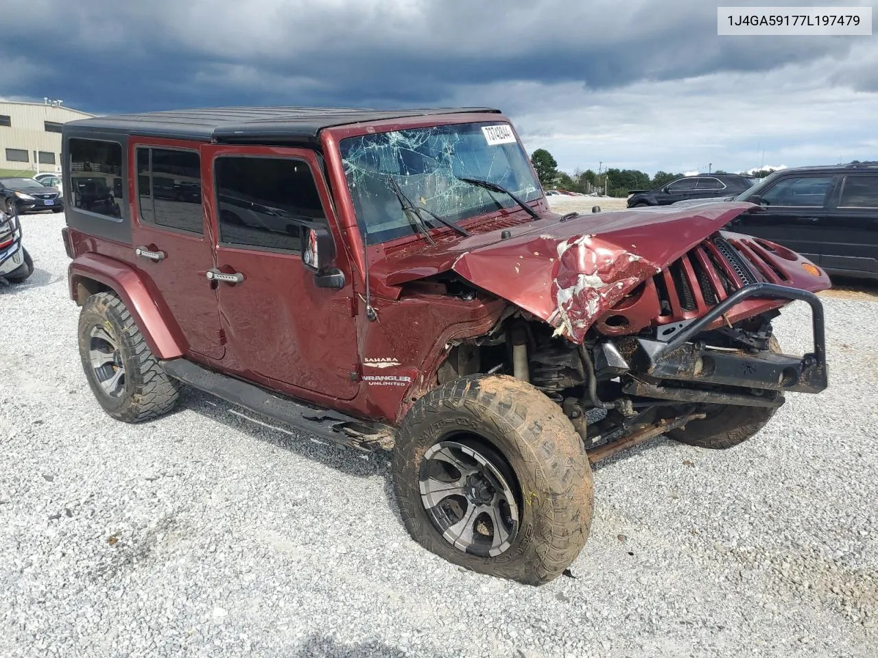 2007 Jeep Wrangler Sahara VIN: 1J4GA59177L197479 Lot: 73742844